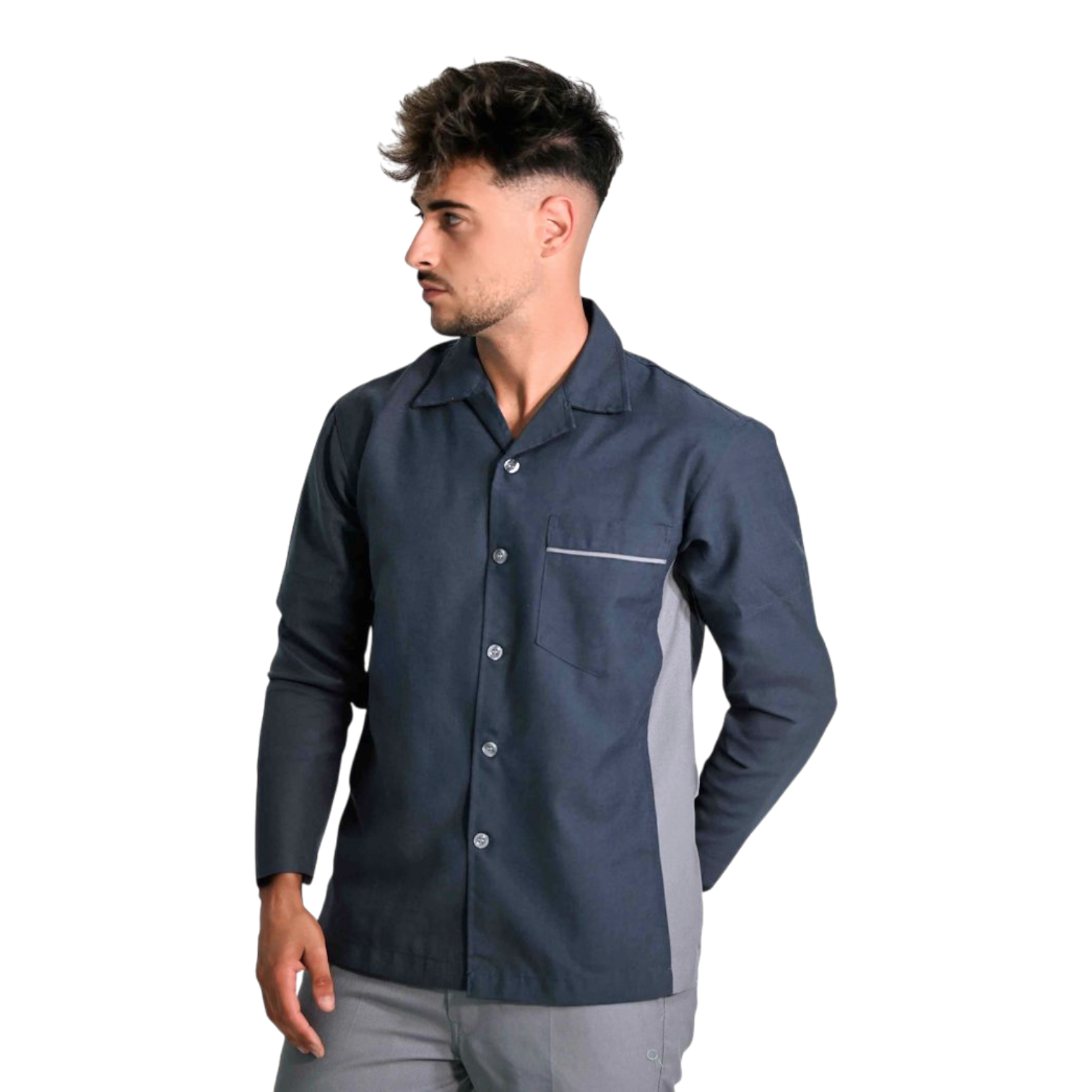 Men's Work Set - Pants and Shirt (Short Sleeve and Long Sleeve)