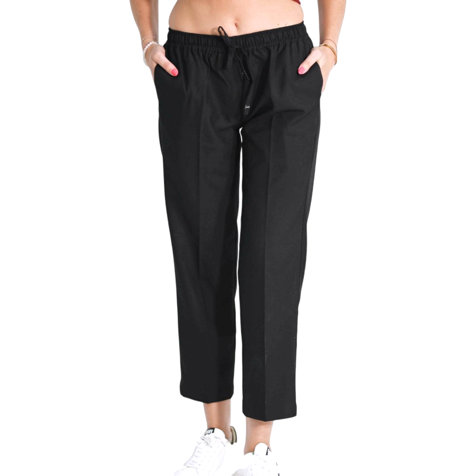 Workwear Set – short-sleeve V-neck shirt & suiting pants
