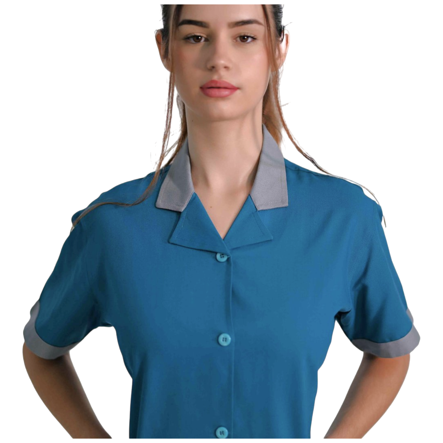 Cleaning Set – short-sleeve V-neck shirt & pants