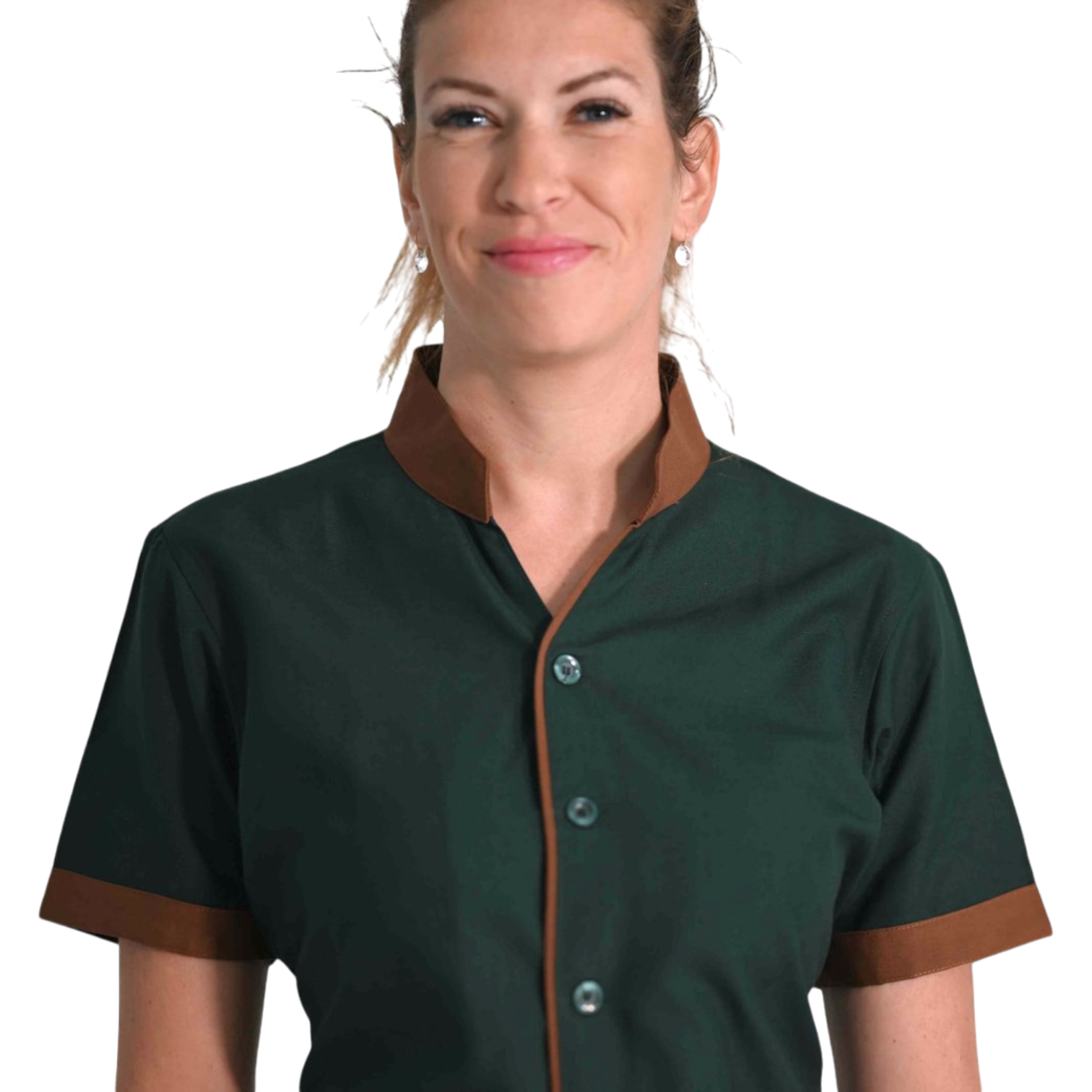 Workwear Set – short-sleeve mandarin-collar shirt & pants