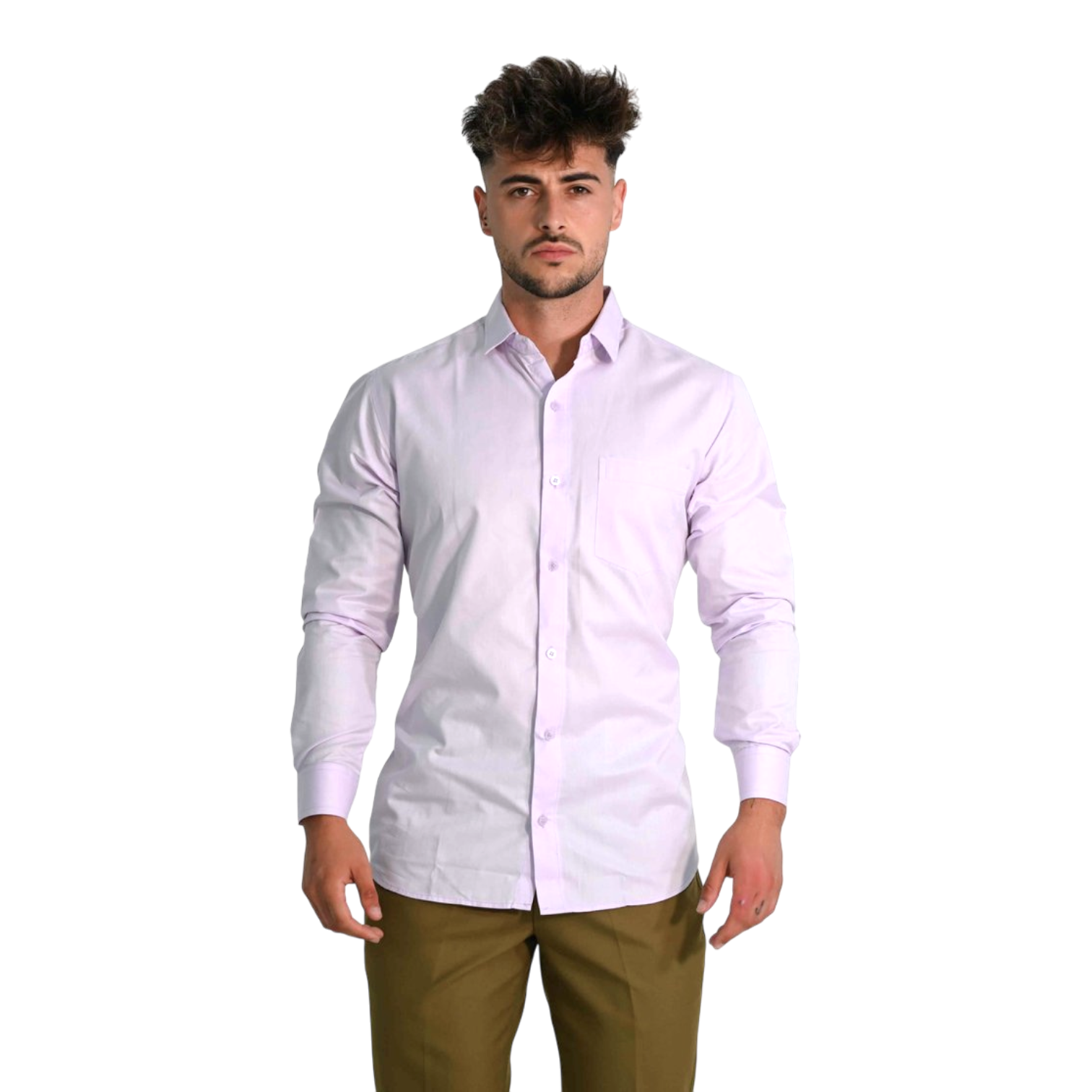 Hotel Workwear Set – long-sleeve button-up shirt + pants