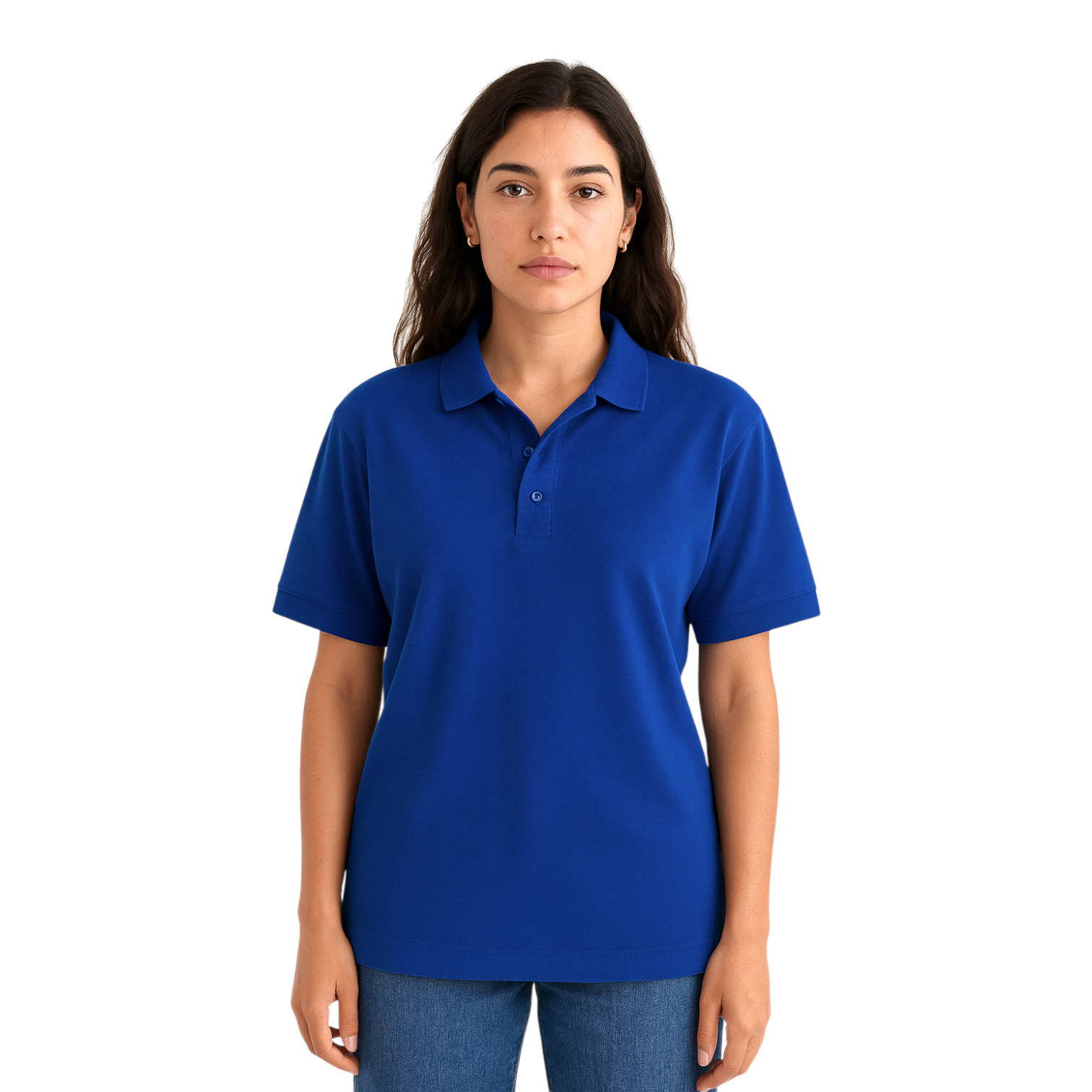 Women 3-Button Polo – Soft, Breathable & Lightweight
