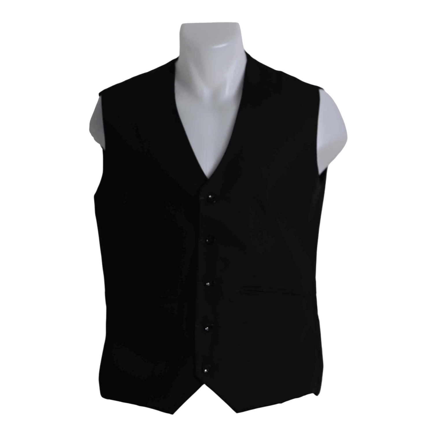 Hospitality vest for waitstaff uniforms, worn as part of a professional service outfit.